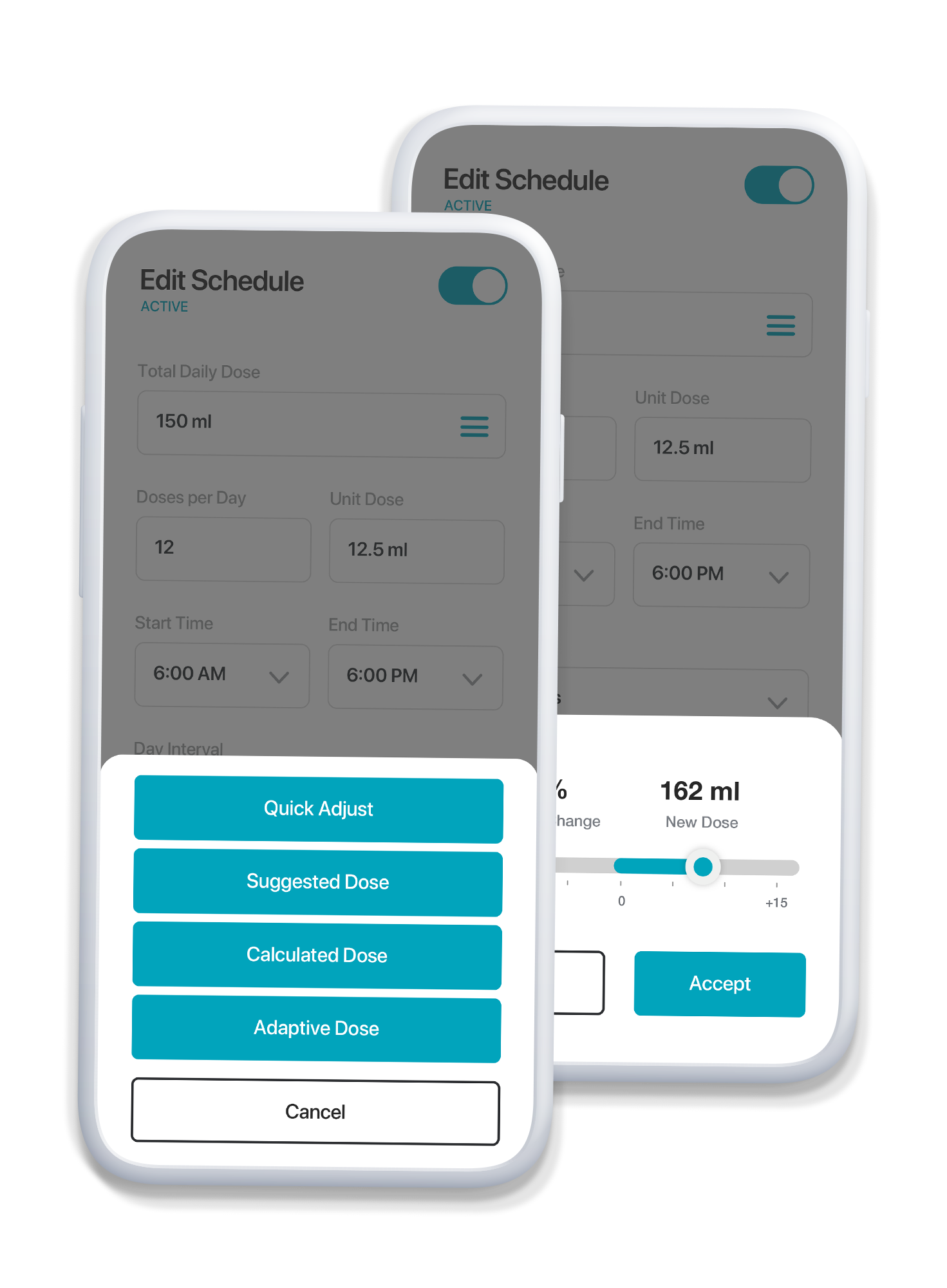 doser schedule screens